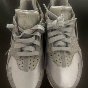 Nike Gray and White Women's Sneakers